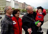2013 Lourdes Pilgrimage - FRIDAY Cardinal Dolan arrival (2/14)